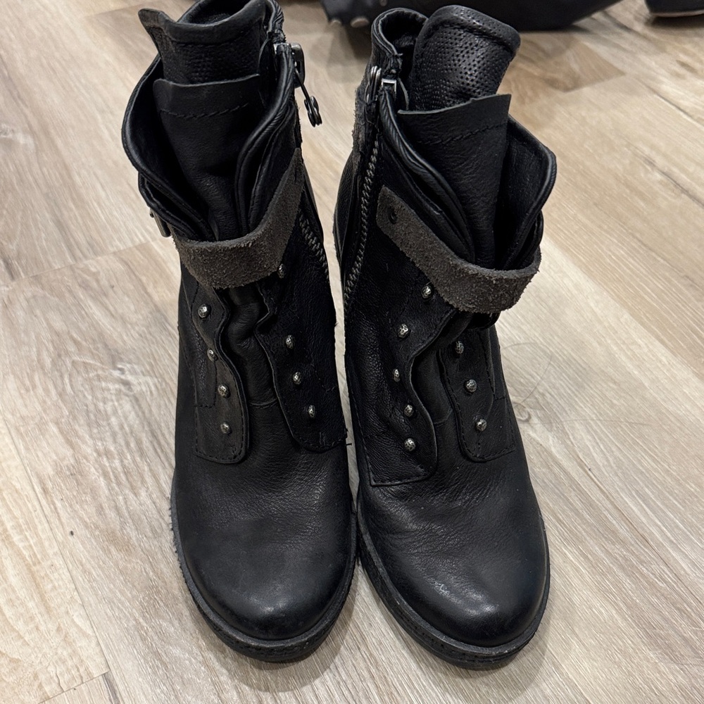Dolce Vita Black Combat Boots